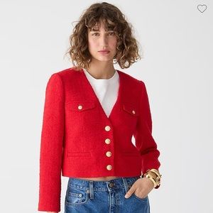 NWT J.Crew Maritime Tweed ladies jacket